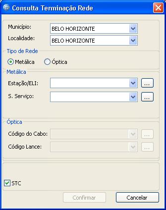 Utilizando Geosite Desktop 51 Caso tenha optado utilizar o botão 121 Ao acionar a tela Consulta Terminação Rede será exibido a tela 511 Defina o Município e a Localidade 512 Preencher os campos de