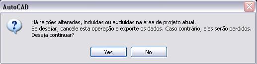 14 4211 Geosite Desktop Rede Externa Limpar Área de projeto e suas feições Ao trabalhar com vários projetos diferentes, eventualmente, pode surgir a necessidade de se excluir o projeto somente da