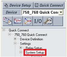 sequencia de fase. Para isso clique nos sinais de + ao lado de Settings e System Setup. Figura 10 3.