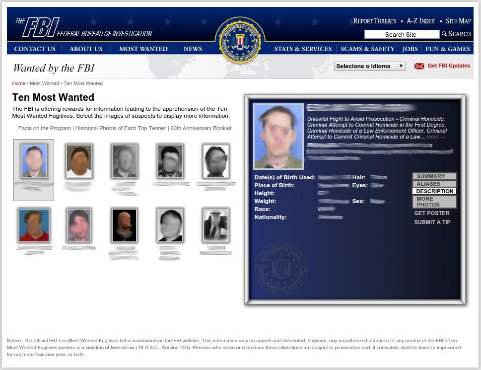 123 7.3 WEB API - FBI Esta seção tem o objetivo de criar uma Web API RESTful Semântica a partir das informações disponibilizadas no site de pessoas procuradas pelo FBI.