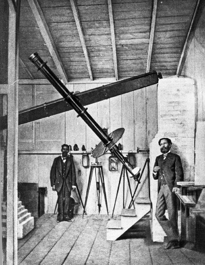 Barão de Teffé Observou a passagem de Vênus sobre o disco solar em 6 de dezembro de 1882, chefiando uma das