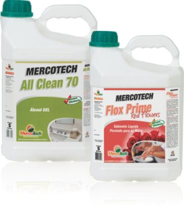 MERCOTECH SANIFORTE AL Sanitizante a base de Peróxido de hidrogênio para indústrias alimentícias. 0,5 a 2% MERCOTECH SANIFORTE Sanitizante a base de Ácido Peracético com grau alimentício.