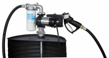 Flow-rate up to 50 l/min (up to 13 gpm) Manual nozzle Automatic nozzle Cable gland and cable not Cable gland and cable not INCLUDED