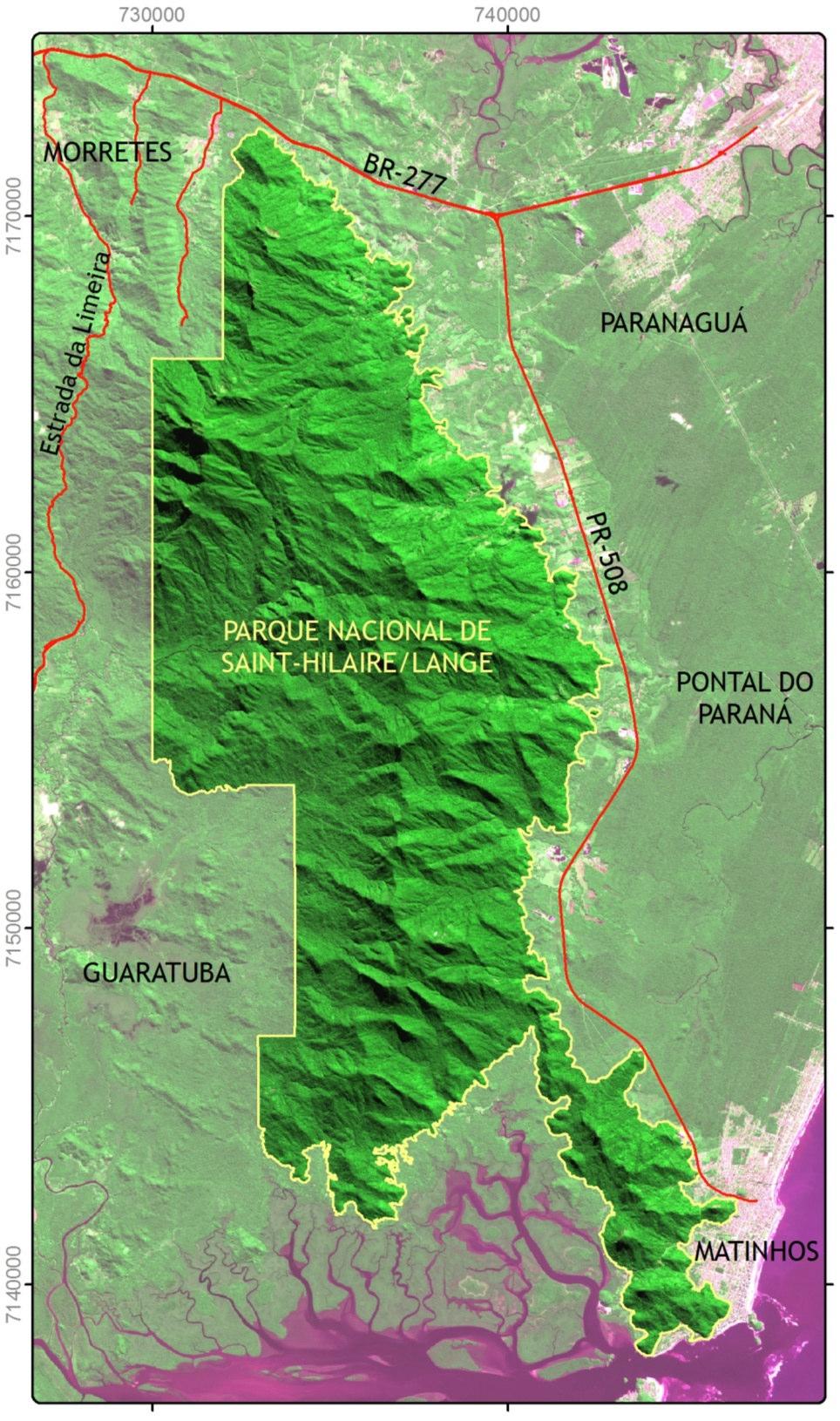 Goiânia/GO 19 a 22/11/2012 Figura 2: Localização do PNSHL. Fonte: http://parnasainthilairelange.wordpress.com.