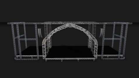 3.6. Bastidores e Testeira 3.6.1. Estrutura fabricada em Box Truss P.