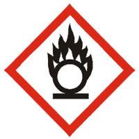 Perigos Físico e Químico: Líquido Inflamável. Elementos de rotulagem do GHS, incluindo as frases de precaução: Palavra(s) de Advertência: Perigo.