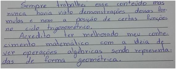 89 de calculadoras. Ele servirá de apoio para conversão de registros semióticos e com ele pode-se justificar a existência ou não de alguns valores de relações trigonométricas.