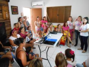 Foto 16: Palestra referente ao Outubro Rosa no canteiro de obras da UHE