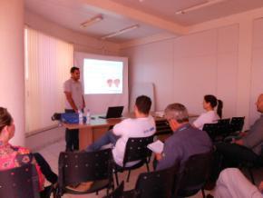 Foto 25: Palestra referente ao Novembro Azul para os colaboradores da CES.