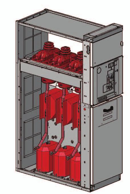 SDS Unidade com interruptor de manobra-seccionador seccionamento Unidades disponíveis nas larguras 375 mm e 500 mm.