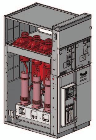 2. Unidades típicas SBC Unidade do disjuntor com interruptor de manobraseccionador A Unidade disponível na largura de 750 mm.