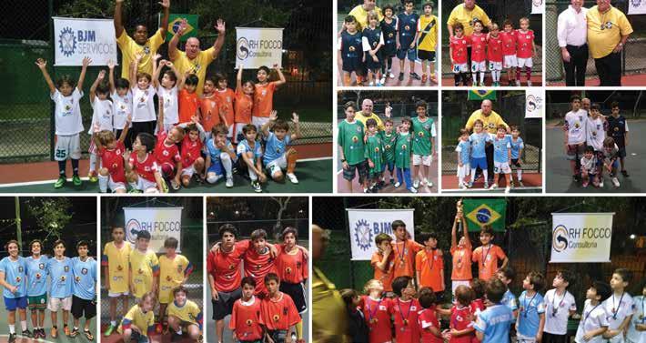 bem-estar Torneio Copa do Mundo Novo Leblon Os professores Rui Nobre e Ivan Lúcio promoveram a Copa do Mundo Novo Leblon com a participação de moradores e alunos das escolinhas do condomínio.
