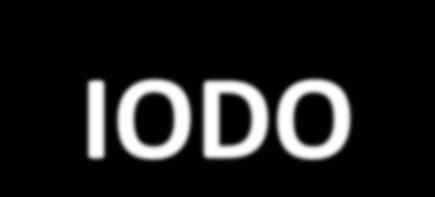 IODO A FUNÇÕES 1 Na produção de tiroxina pela glândula tiróide 2 Incorporação em A.A. Iodadas B NECESSIDADES 1 0.