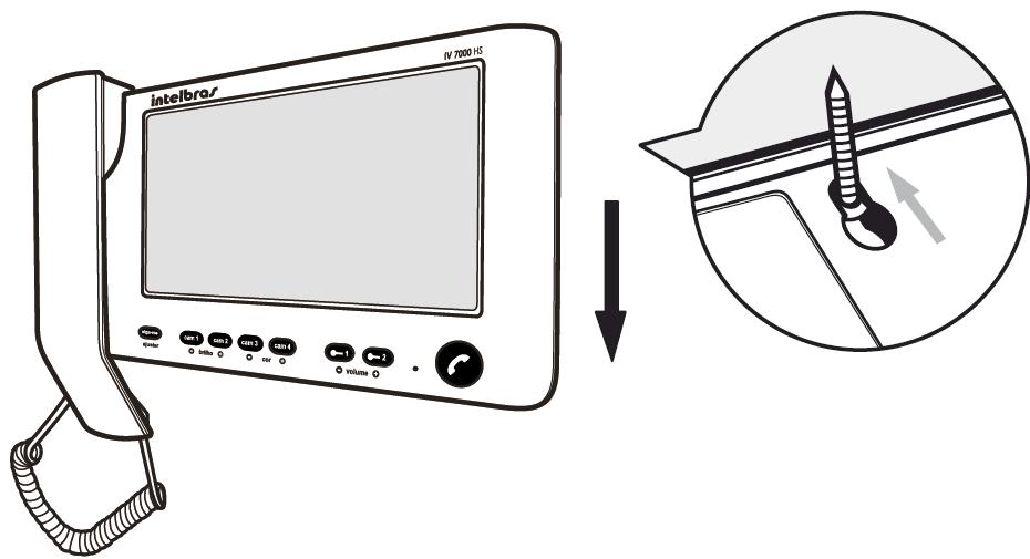 Altura média 60 cm Fixação Atenção: evite a passagem do cabo em tubulações onde já existam outros tipos de cabo, como rede elétrica, internet, CFTV, cerca elétrica, etc.