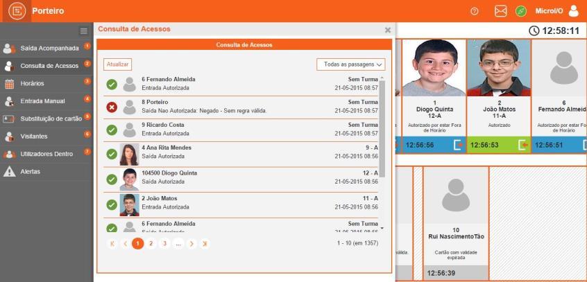 Portaria O Porteiro é uma interface para zonas de