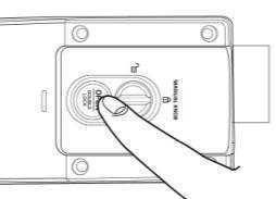 Configuração da função de segurança A função que permite que o alarme seja disparado em casos onde a fechadura da porta é manuseada pelo lado interno.