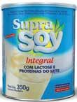 Costume Saudável Integral Light Zero Lactose Alimento em pó integal Supra Soy 350g R$