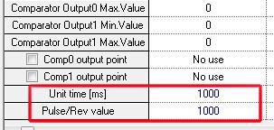 Para configurar a função RPM precisamos verificar a quantidade de pulso do encoder que está sendo utilizado