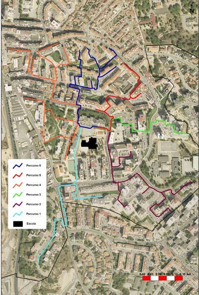 Plano de deslocações da Escola EB1/JI n.º1 do Laranjeiro No âmbito da Semana Europeia da Mobilidade/Dia Europeu sem Carros 2004, a AGENEAL elaborou o Plano de Deslocações da Escola EB1/JI n.