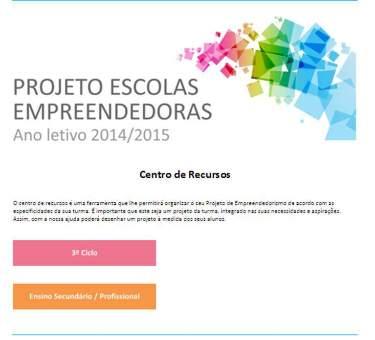 RECURSOS PEDAGÓGICOS Professor CENTRO DE RECURSOS Os professores terão acesso a uma plataforma online