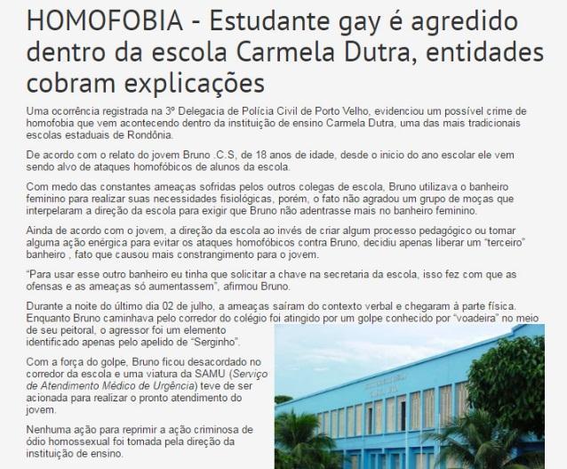 E principalmente, no âmbito escolar já que a escola tem como dever de ser um ambiente seguro e que tem como responsabilidade de tornar a experiência, daqueles que a frequentam, integradora, produtiva