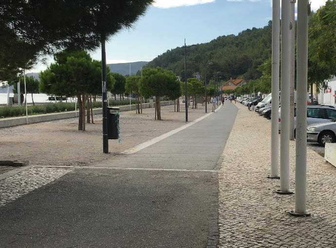 Os troços já construídos na cidade de Setúbal totalizam cerca de 6 km. Estes têm tipologias distintas, existindo alguns percursos segregados (e.g., Av. José Mourinho, Av. Luísa Todi, Av.