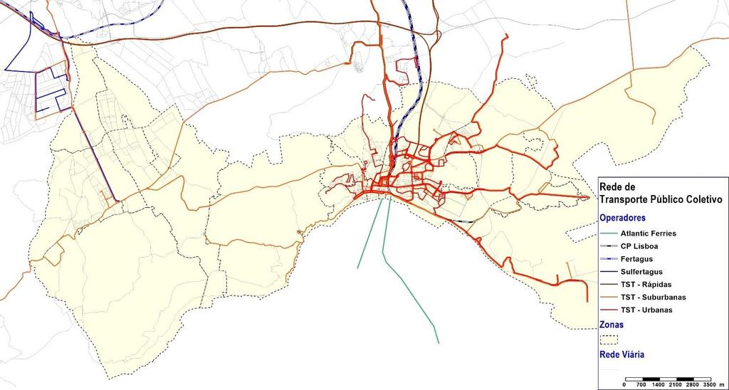 Curiosamente, a mesma página não classifica como carreira urbana nenhum dos serviços que operam em Setúbal, os quais surgem todos classificados como carreiras suburbanas ou carreiras rápidas.