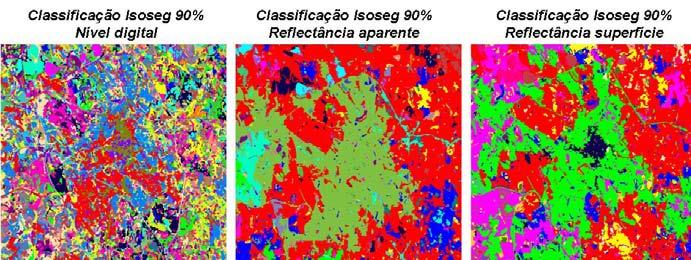 R3G4B2 R4G3B2 Figura 8: Fusão através da Transformada Wavelet (detalhe).