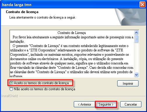 3. Seleccione outra localização de destino para a instalação, pressionando o