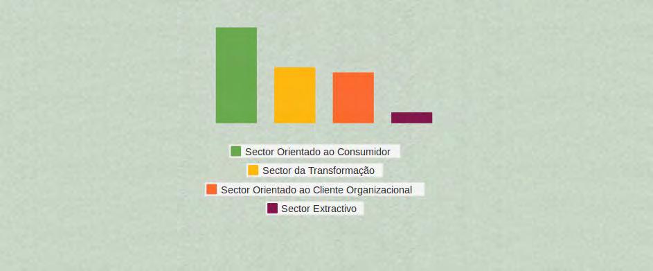 Empreendedorismo Por Sectores 44,9% 26,2%