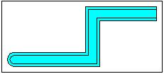 Polylines Este comando permite criar um conjunto de linhas e arcos de circunferência em uma única unidade, isto é, diferente do comando Line que cria segmentos de retas independentes, o comando