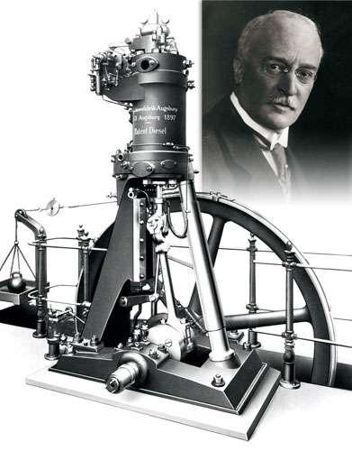 MACI Ciclo Diesel 4T O engenheiro Rudolf Diesel (1858-1913), em fevereiro de 1892 publicou em Berlim um fascículo intitulado Teoria e construção de um motor térmico racional