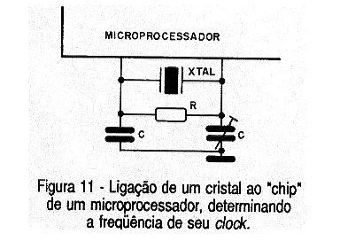 Newton C. Braga Assim, os minúsculos cristais dos relógios produzem oscilações de vários megahertz para a divisão posterior pelos circuitos de que já falamos.