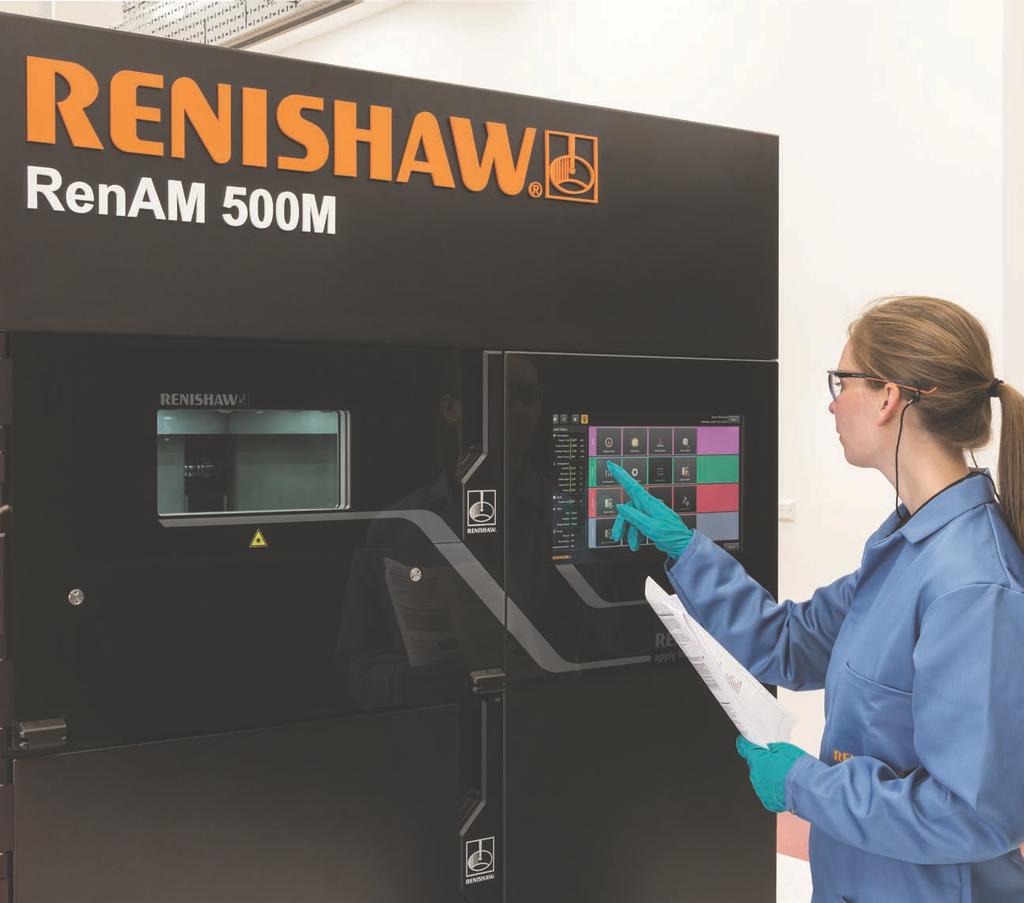 Especialização Renishaw na manufatura aditiva de metais A Renishaw tem mais de doze anos de experiência na indústria de manufatura aditiva de metais.