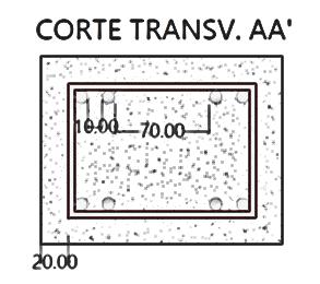 Figura 22 Armadura do modelo 4 Esquema tridimensional Ø10mm O dimensionamento do