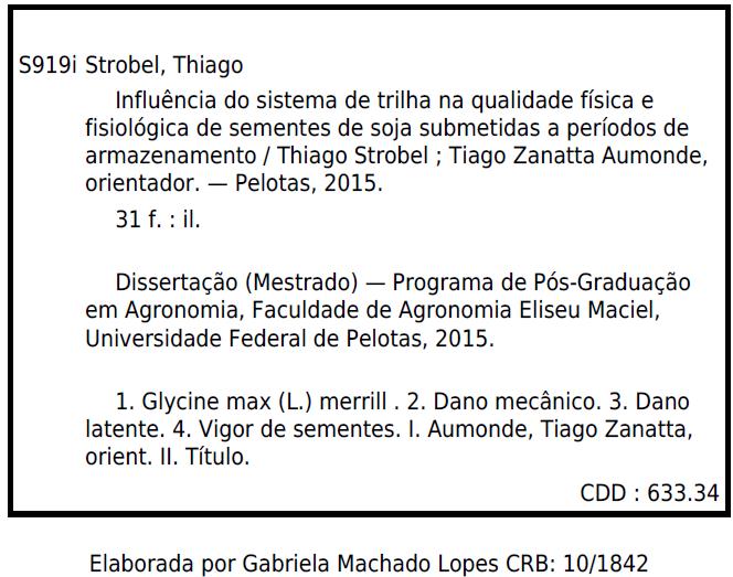 Universidade Federal de Pelotas /