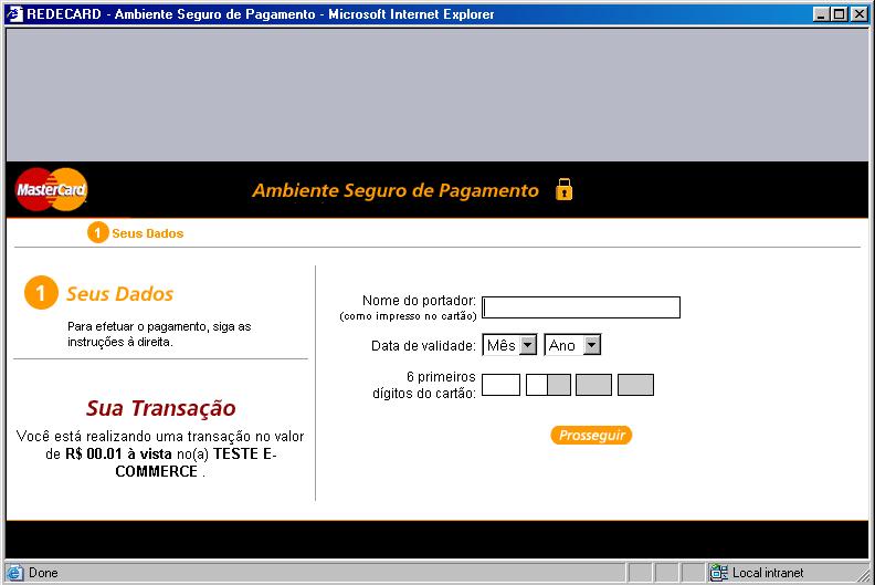 Como incremento de segurança, a loja-virtual poderá cadastrar previamente uma URLBACK através do portal da Redecard (www.redecard.com.br).