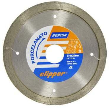 MANUTENÇÃO PREDIAL ETAPA: Corte FASE: Corte TIPO: Discos Diamantados CATEGORIA: Discos Diamantados LINHA CLIPPER DISCO PARA PORCELANATO Desenvolvidos especialmente para proporcionar cortes rápidos e