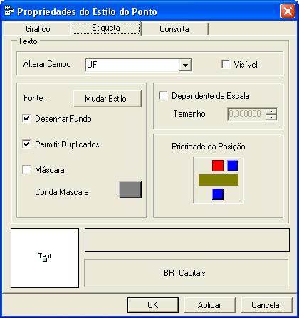 Figura 44 - Janela de configuração de etiquetas 4.