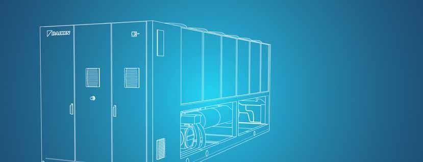 ESEER até 5,4 EER até 3,0 DAIKIN "EWAD-CZ" - A MAIOR EFICIÊNCIA EM PLENA CARGA E EM CARGA PARCIAL A série EWAD-CZ oferece os valores de carga parcial EER mais elevados no mercado de chillers de