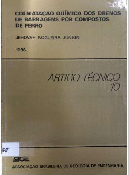 1. PRÓLOGO Na década de 1980, além do risco de Colmatação, foram consideradas outras condições