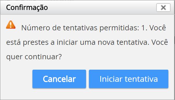 PASSO 3 A seguinte mensagem de confirmação irá aparecer.