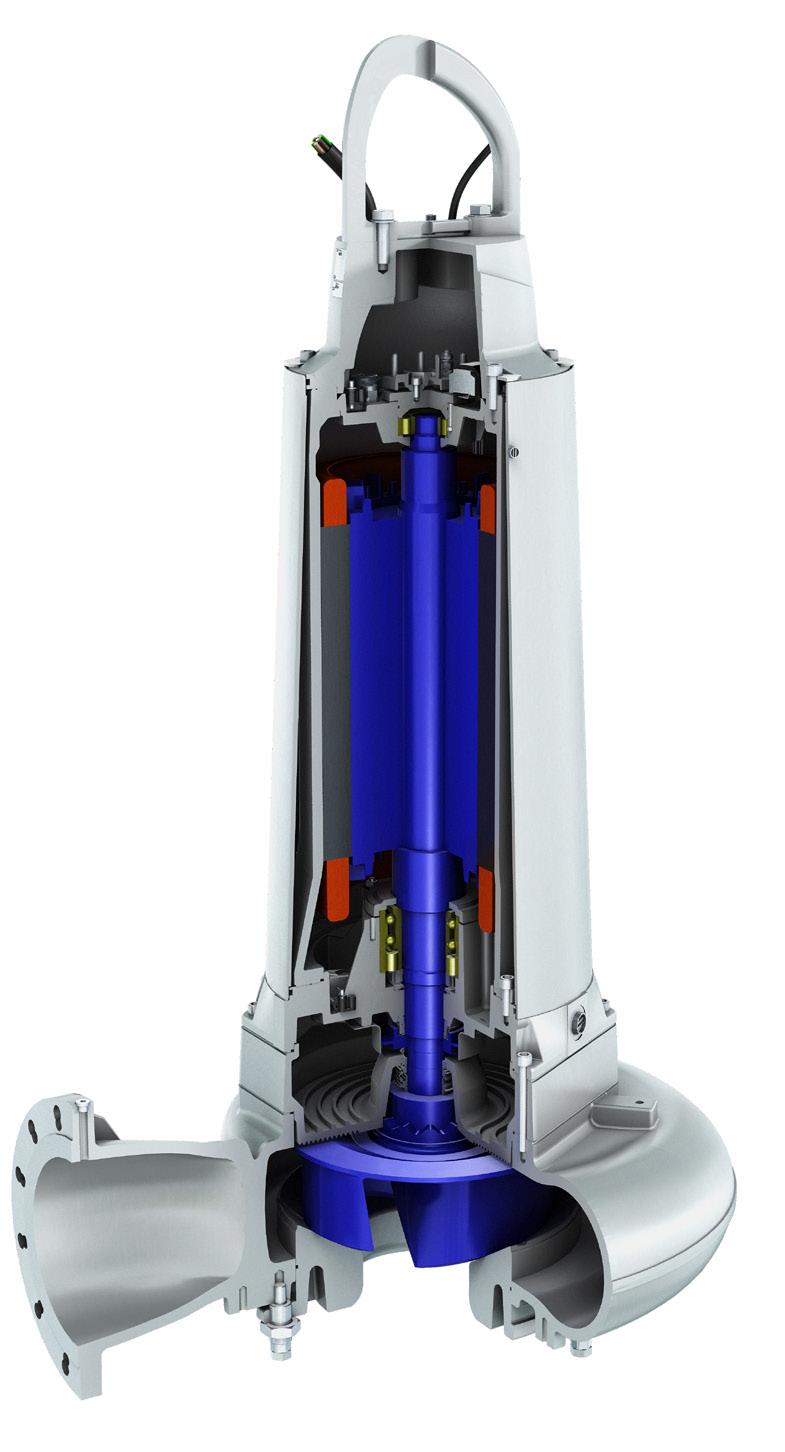 Características e Vantagens da Hidráulica 1 Linha versátil de propulsores Contrablock Plus Tecnologia especialmente projetada para operar em condições severas, como uso reduzido de água e alto