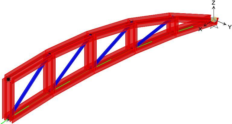 Estudo do Comportamento Estrutural de Treliças de Aço em Forma de Arco Utilizadas no Projeto de Coberturas Protendidas Tabela 2.
