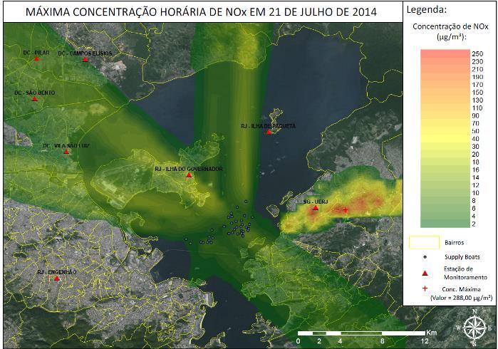 A etapa de simulação do modelo consistiu em calcular, através do software AERMET, dados meteorológicos relativos à camada limite, necessários para a simulação no AERMOD, utilizando-se como input os