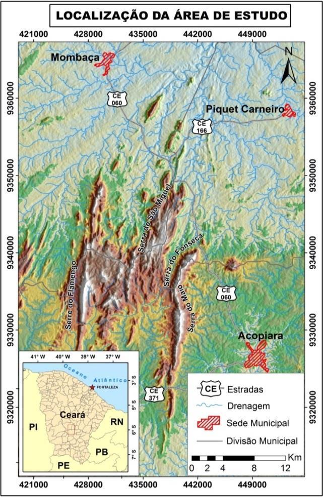 Análise de Risco Ambiental à Erosão Gerada a partir de produtos de sensores remotos: MDE Topodata e Landsat 8 Alcione Moreira do Carmo¹ Michael Vandesteen Silva Souto 2 Cynthia Romariz Duarte 2