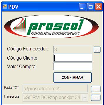 Você receberá um comprovante de compras toda vez que comprar produtos dos Parceiros do Proscol.