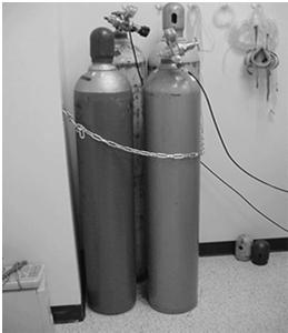 Cromatografia com fase gasosa: gás de arraste (fase móvel) Características: (a) não deve interagir com a fe; (b) deve ser barato; (c) compatível com o tipo de detector.