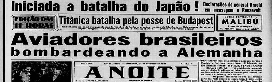 da sociedade brasileira Brasil entra no conflito ao lado dos