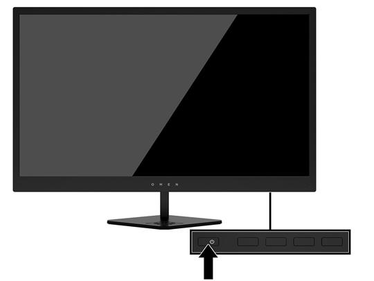 Ligar o Monitor 1. Pressione o botão Liga/Desliga no dispositivo de origem para ligá-lo. 2. Pressione o botão Liga/Desliga na parte posterior do monitor para ligá-lo.